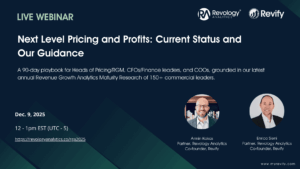 Taking Pricing (and Profits) to the Next Level – The Current Landscape